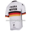 Tenue Maillot + Cuissard à Bretelles 2017 Bora-Hansgrohe Championnats de Allemagne